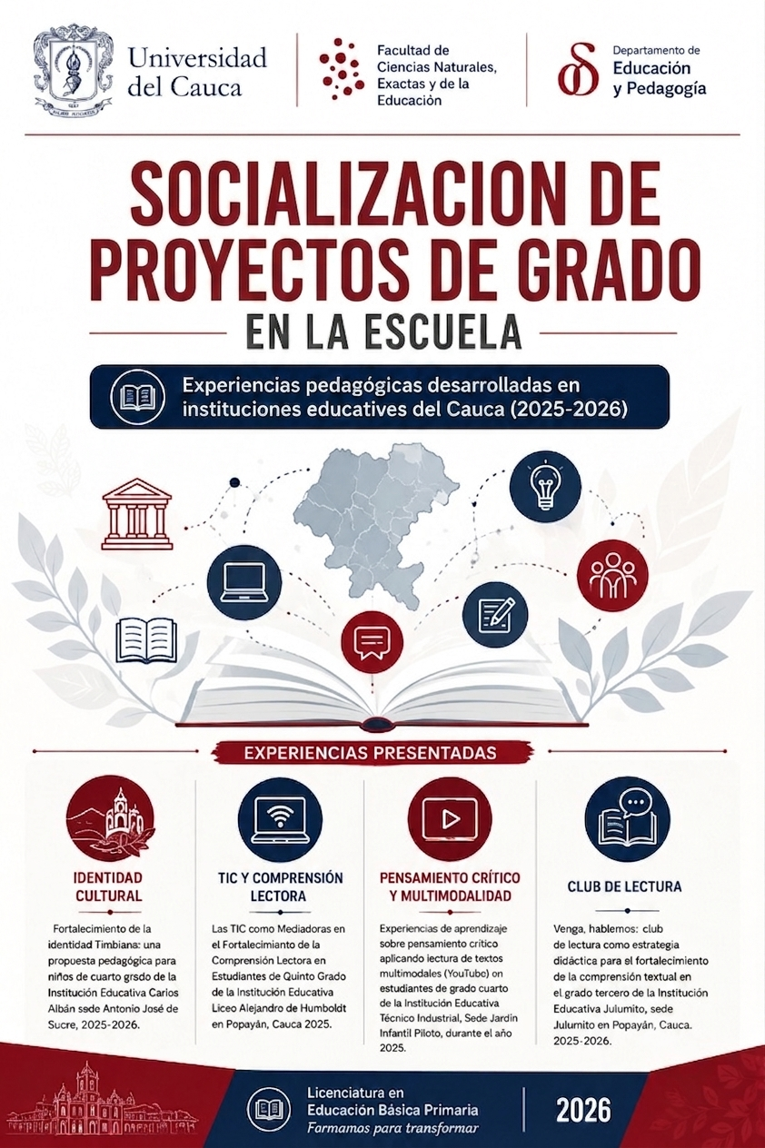 Socialización de proyectos de grado próximamente