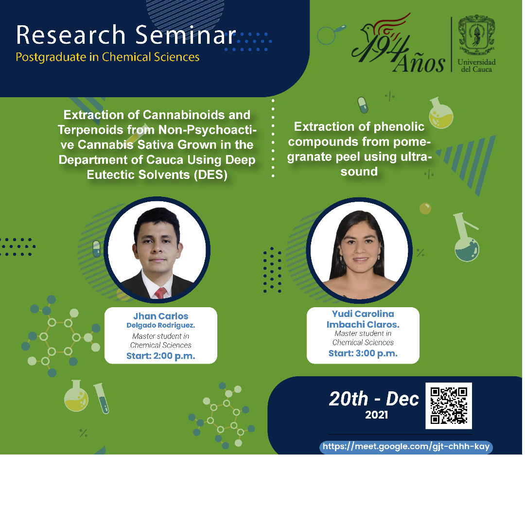 Research Seminar | Postgraduate in Chemical Sciences