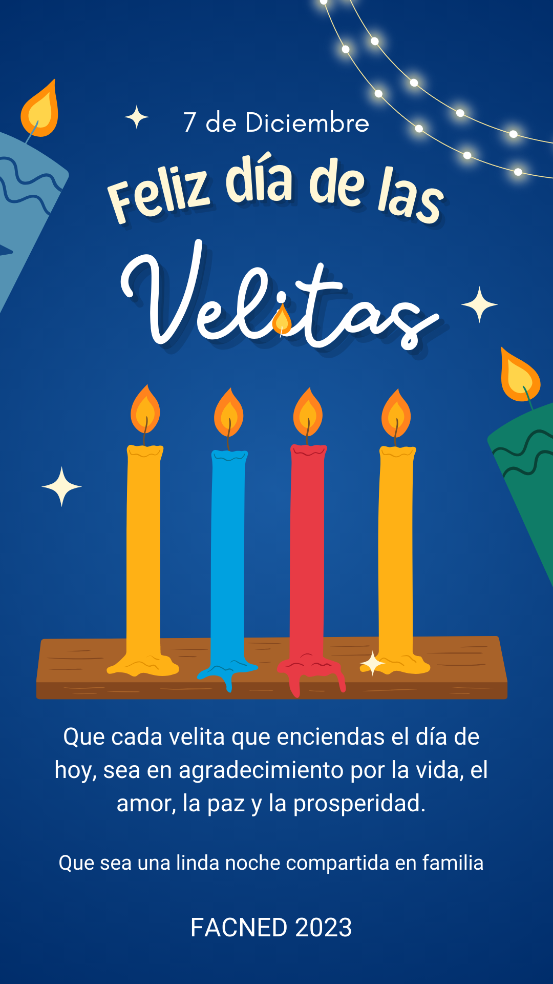 Feliz día de velitas