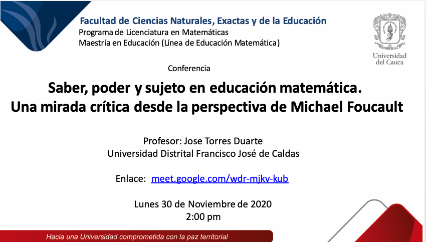 Conferencia sobre educación matemática