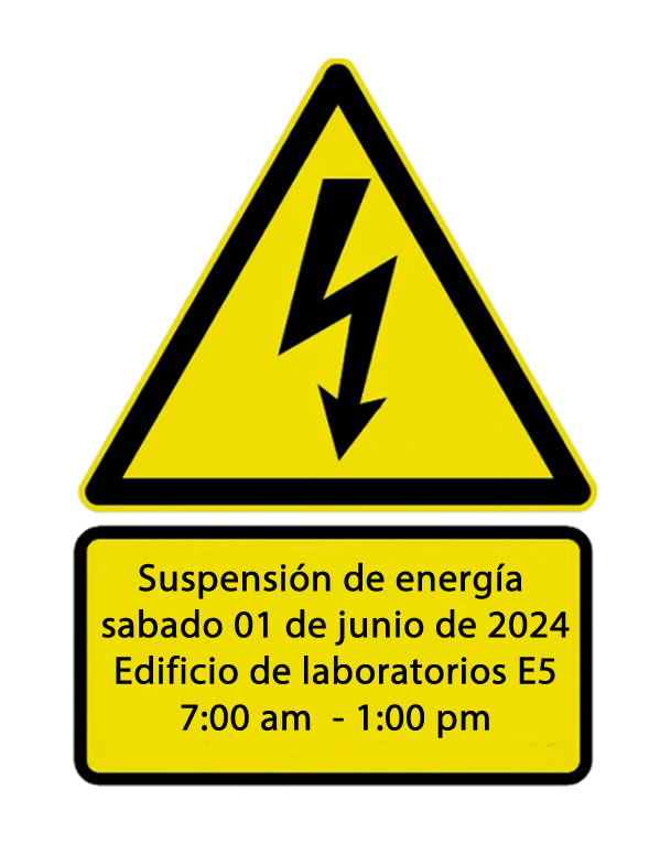 Suspensión de energía - Edificio E5 laboratorios 